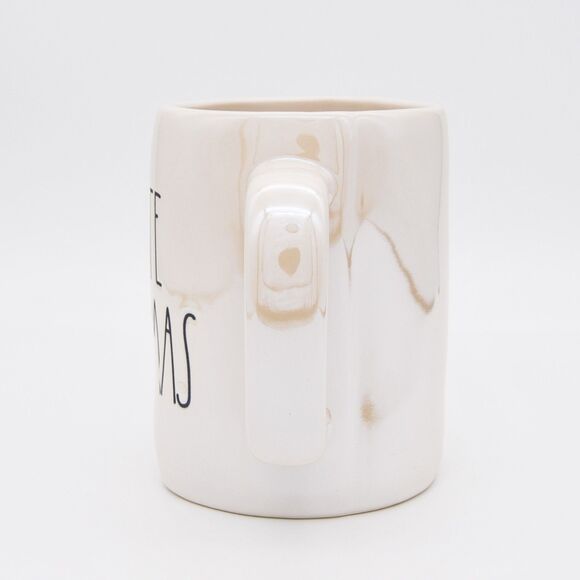 Rae Dunn White Christmas Mug, 16oz Iridescent Ceramic Coffee Cup, Holiday Gift - Picture 4 of 10